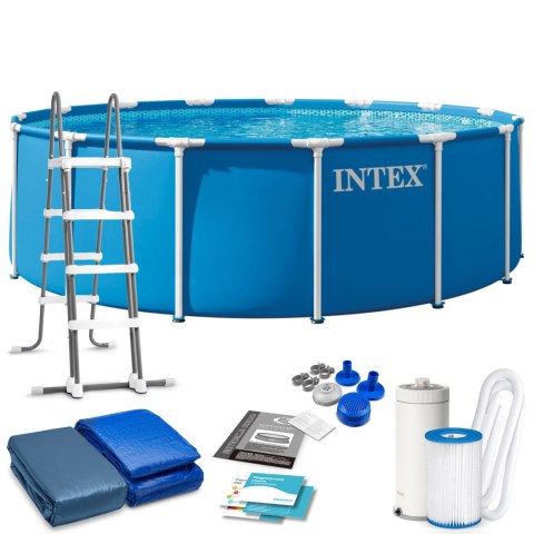Basen stelażowy INTEX 28242ND 457 x 122 cm 12w1 | Basen premium z pompą